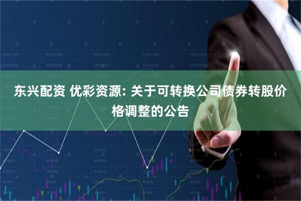 东兴配资 优彩资源: 关于可转换公司债券转股价格调整的公告